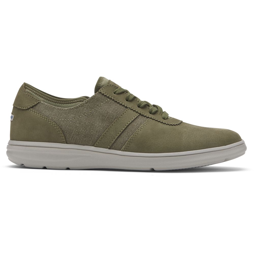 Rockport Canada Zaden 5-Eye Ubal - Mens Sneakers Olive (VTJ065973)